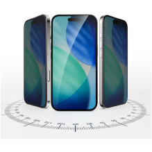 4smarts „Second Glass Privacy“ su tvirtinimo rėmeliu iPhone 17 4smarts „Second Glass Privacy“ su tvirtinimo rėmeliu iPhone 17