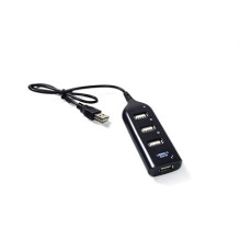 „Vakoss TC-234UX“ sąsajos šakotuvas USB 2.0, juodas „Vakoss TC-234UX“ sąsajos šakotuvas USB 2.0, juodas