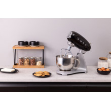 Smeg Stand Mixer Black 50's Style Aesthetic