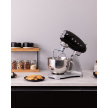 Smeg Stand Mixer Black 50's Style Aesthetic