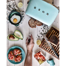 Smeg 50's Style Toaster TSF01PBEU Pastel Blue Smeg 50's Style Toaster TSF01PBEU Pastel Blue