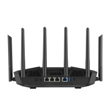 ASUS 90IG0A30-MO9C00 belaidis maršrutizatorius 2,5 gigabito eterneto trijų dažnių (2,4 GHz / 5 GHz / 6 GHz) juodas