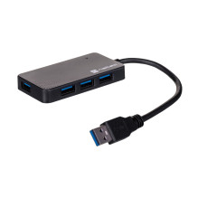 NATEC šakotuvas USB 3.0 Moth (4 prievadai, juodas) NATEC šakotuvas USB 3.0 Moth (4 prievadai, juodas)