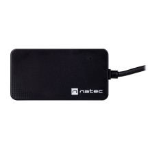 NATEC šakotuvas USB 3.0 Moth (4 prievadai, juodas) NATEC šakotuvas USB 3.0 Moth (4 prievadai, juodas)