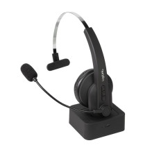 „Słuchawka“ „Bluetooth“ su mikrofonais, įkrovimo stotelė
