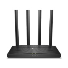 TP-Link ARCHER C6 V4.0 belaidis maršrutizatorius Gigabit Ethernet Dviejų dažnių (2,4 GHz / 5 GHz) Juoda TP-Link ARCHER C6 V4.0 belaidis maršrutizatorius Gigabit Ethernet Dviejų dažnių (2,4 GHz / 5 GHz) Juoda