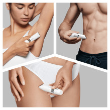 Braun Body BS1000 Mini-Body Hair Trimmer (wei / chrom) Braun Body BS1000 Mini-Body Hair Trimmer (wei / chrom)