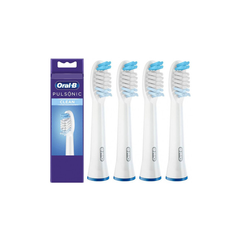 Braun Replacement Heads Pulsonic Clean 4 White