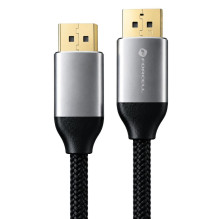 Cable Display Port to Display Port 2.1 Forcell 16K 60Hz / 8K 120Hz / 4K 240Hz - High Speed, HDR, Ethernet, G-SYNC / Free Cable Display Port to Display Port 2.1 Forcell 16K 60Hz / 8K 120Hz / 4K 240Hz - High Speed, HDR, Ethernet, G-SYNC / Free