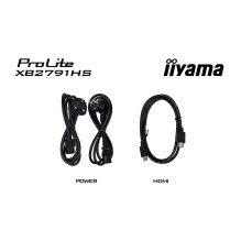 iiyama ProLite XB2791HS-B1 computer monitor 68.6 cm (27") 1920 x 1080 pixels Full HD LED Black
