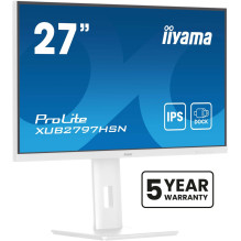 iiyama ProLite XUB2797HSN-W2 computer monitor 68.6 cm (27") 1920 x 1080 pixels Full HD LED White