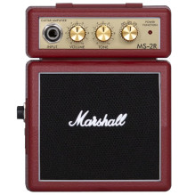 Gitaros Stiprintuvas - Marshall MS-2 1 W 2 Colių Garsiakalbis Raudonas Gitaros Stiprintuvas - Marshall MS-2 1 W 2 Colių Garsiakalbis Raudonas