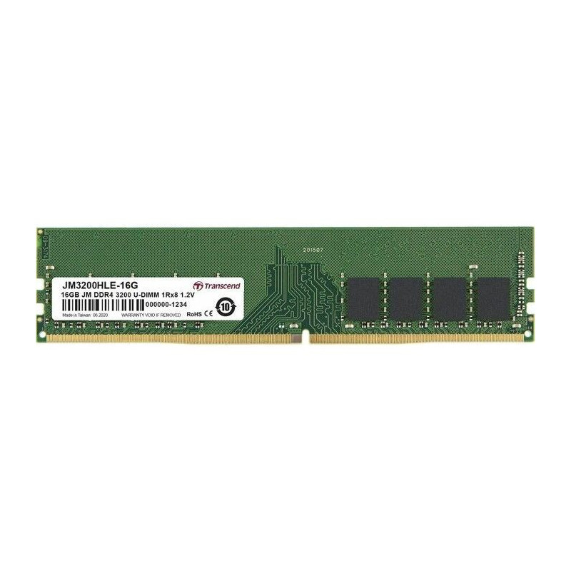 Transcend JetRam DDR4 16 GB 3200MHz CL22 Memory (JM3200HLE-16G)