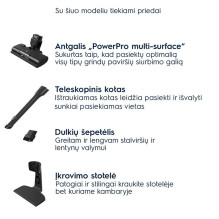 Belaidis dulkių siurblys Electrolux 500 serija, ES52CB21DB Belaidis dulkių siurblys Electrolux 500 serija, ES52CB21DB