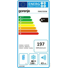 Freezer Gorenje FN4172CW, vertical
