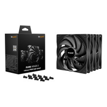 be quiet! Lüfter 140mm Pure Wings 3 PWM didelės spartos 3er be quiet! Lüfter 140mm Pure Wings 3 PWM didelės spartos 3er