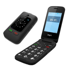 Mobile phone Digni Flip, black
