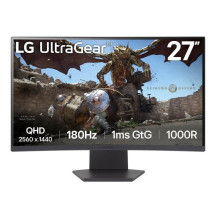 Monitor LG UltraGear, 27GS60QC-B.AEUQ, LED, 180 Hz, QHD, 27" Monitor LG UltraGear, 27GS60QC-B.AEUQ, LED, 180 Hz, QHD, 27"
