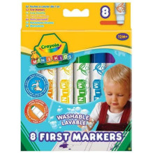 Flomasteriai Crayola, vienpusiai, 8 vnt. Flomasteriai Crayola, vienpusiai, 8 vnt.