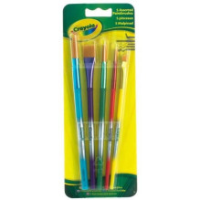 Crayola brushes, natural, 5...