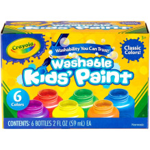 PAINT WASHABLE CRAYOLA 6PCS...