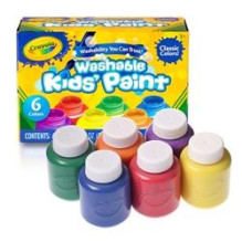PAINT WASHABLE CRAYOLA 6PCS 54-1204 PAINT WASHABLE CRAYOLA 6PCS 54-1204