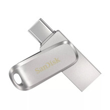Sandisk „Ultra Dual Drive Luxe“ 128 GB (sidabrinis, USB-A 3.2 1 kartos, USB-C 3.2 1 kartos) Sandisk „Ultra Dual Drive Luxe“ 128 GB (sidabrinis, USB-A 3.2 1 kartos, USB-C 3.2 1 kartos)