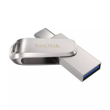 Sandisk „Ultra Dual Drive Luxe“ 128 GB (sidabrinis, USB-A 3.2 1 kartos, USB-C 3.2 1 kartos) Sandisk „Ultra Dual Drive Luxe“ 128 GB (sidabrinis, USB-A 3.2 1 kartos, USB-C 3.2 1 kartos)