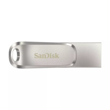 Sandisk „Ultra Dual Drive Luxe“ 128 GB (sidabrinis, USB-A 3.2 1 kartos, USB-C 3.2 1 kartos) Sandisk „Ultra Dual Drive Luxe“ 128 GB (sidabrinis, USB-A 3.2 1 kartos, USB-C 3.2 1 kartos)