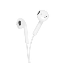Forcell Wire earphones Lightning Forcell F-Audio HR-ME25 white Forcell Wire earphones Lightning Forcell F-Audio HR-ME25 white