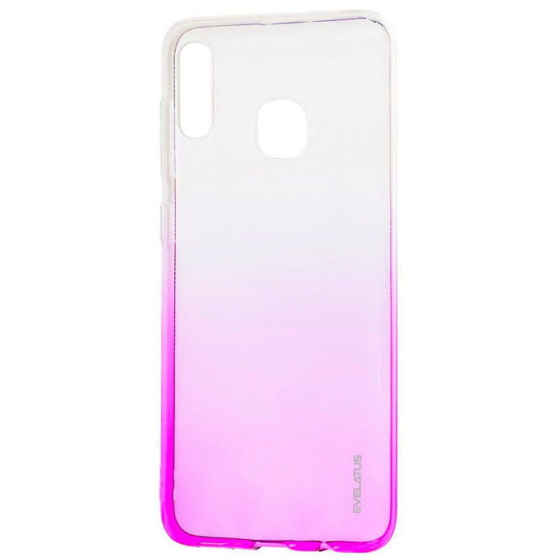 „Evelatus Samsung Galaxy A20e“ gradientinis TPU dėklas, rožinis-raudonas