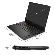 HP Omen 16-am0022nw i7-14650HX 16.0"2K LBL IPS 165Hz 400nits AG 32GB DDR5 5600 SSD1TB GeForce RTX 5060 8GB Cam1080p