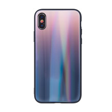 „iLike Apple iPhone 7 Plus / iPhone 8 Plus“ „Aurora“ stiklinis dėklas, rudas ir juodas