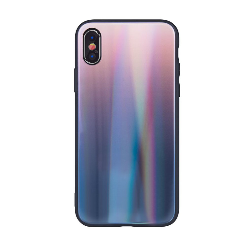 „iLike Apple iPhone 7 Plus / iPhone 8 Plus“ „Aurora“ stiklinis dėklas, rudas ir juodas