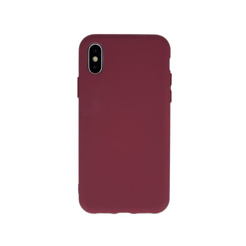 iLike - iPhone 11 silikoninis dėklas, bordo spalvos