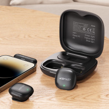 Acefast R1 Wireless microphone set with charging case Black