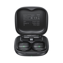Acefast R1 Wireless microphone set with charging case Black
