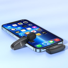 Hoco L15 Wireless Microphone with Lightning connector Black