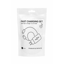 By Samsung Travel adapter...