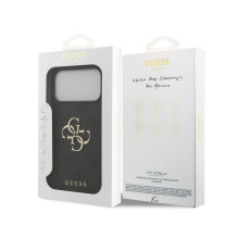 Dėklas Guess PU 4G Metal Logo Apple iPhone 18 Pro pilkas Dėklas Guess PU 4G Metal Logo Apple iPhone 18 Pro pilkas