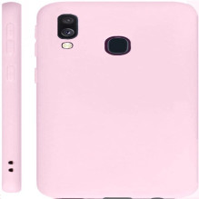 Evelatus Samsung Galaxy A40 Nano Silicone Case Soft Touch TPU Beige