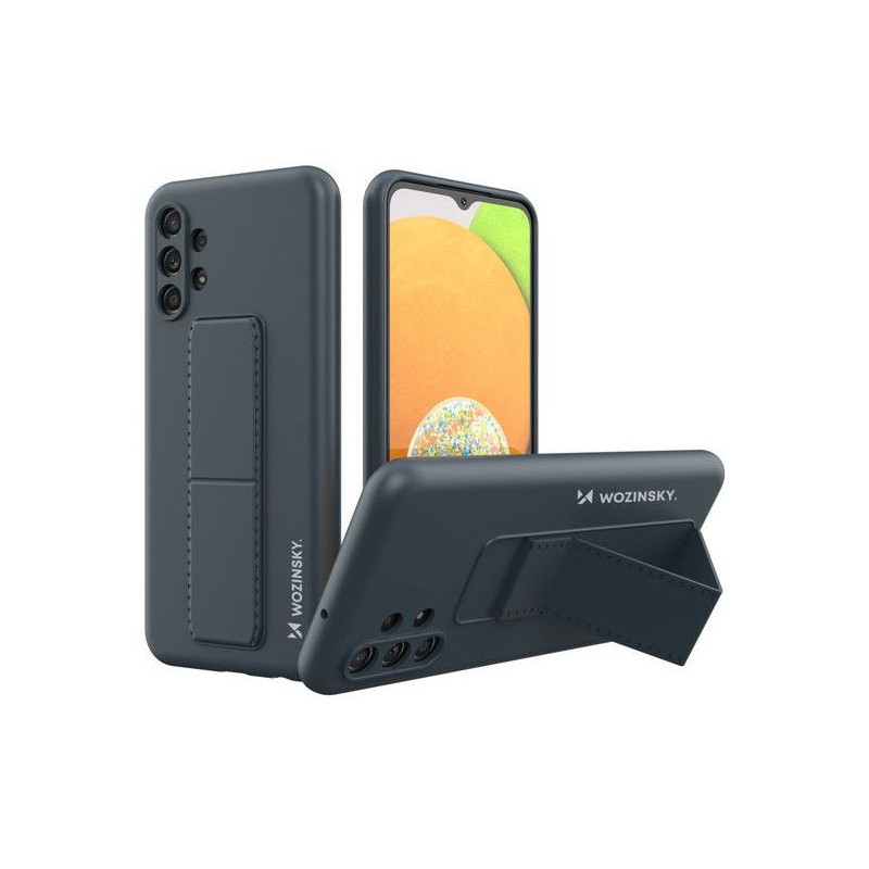 „Wozinsky“ silikoninis dėklas „Samsung Galaxy A13 5G“, tamsiai mėlynas