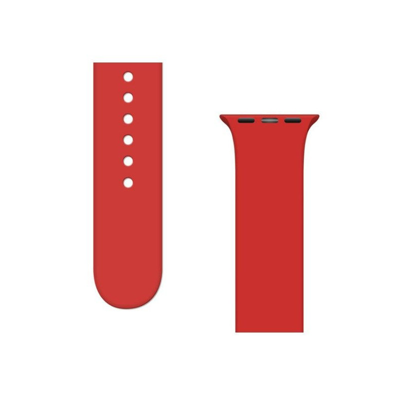 „iLike Strap APS“ silikoninis laikrodžio dirželis 8 / 7 / 6 / 5 / 4 / 3 / 2 / SE (41 / 40 / 38 mm) Dirželis, raudonas