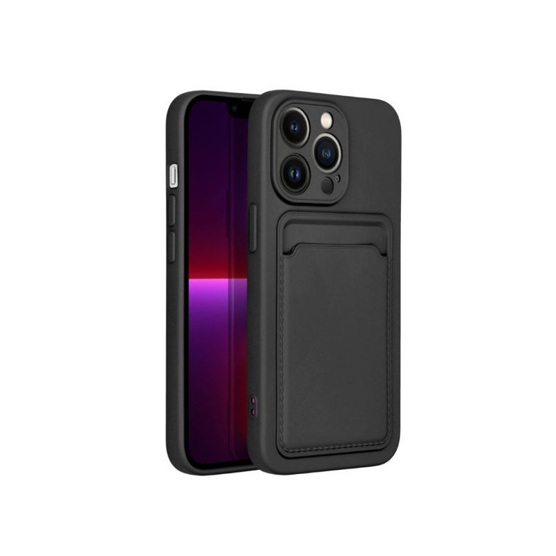 „iLike“ „Apple“ kortelių dėklas, skirtas „iPhone 14 6,1“ (juodas)