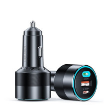 Choetech Choetech fast car charger 130W 2xUSB-C + USB-A black (TC0011)