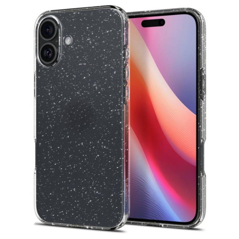 iLike Apple iPhone 16 Shine dėklas, skaidrus