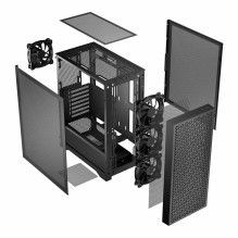 Computer Case - Logic DART PRO MIDI USB-C ATX Tower Black