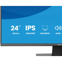 iiyama ProLite X2493HSU-B1 computer monitor 60.5 cm (23.8") 1920 x 1080 pixels Full HD LED Black