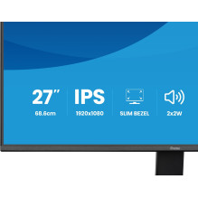 iiyama ProLite X2791HS-B1 computer monitor 68.6 cm (27") 1920 x 1080 pixels Full HD LED Black