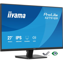 iiyama ProLite X2791QS-B1 computer monitor 68.6 cm (27") 2560 x 1440 pixels Quad HD LED Black